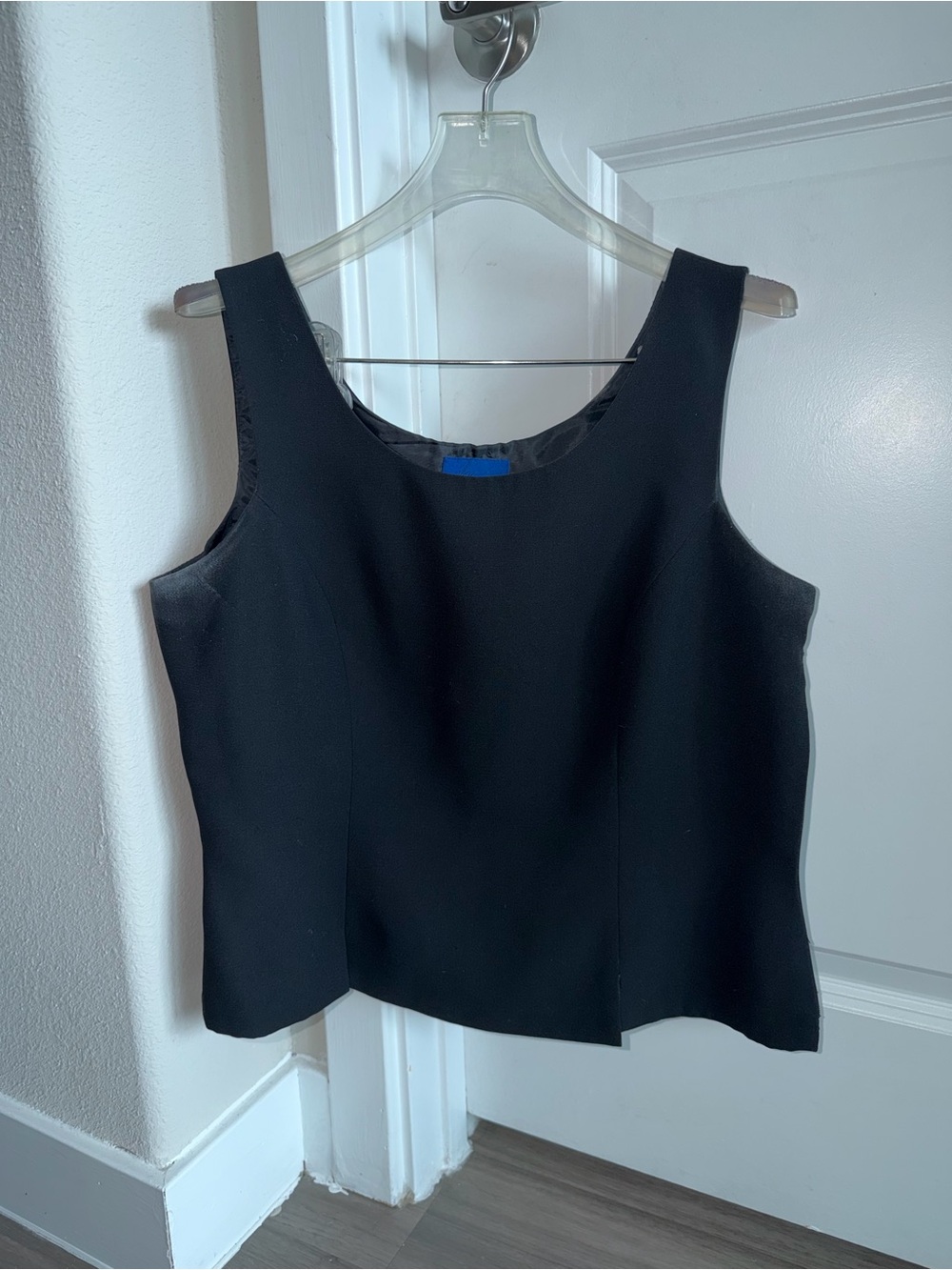 Classic Black Sleeveless Shell Top - Women